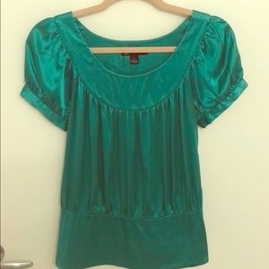 Holiday Green blouse
